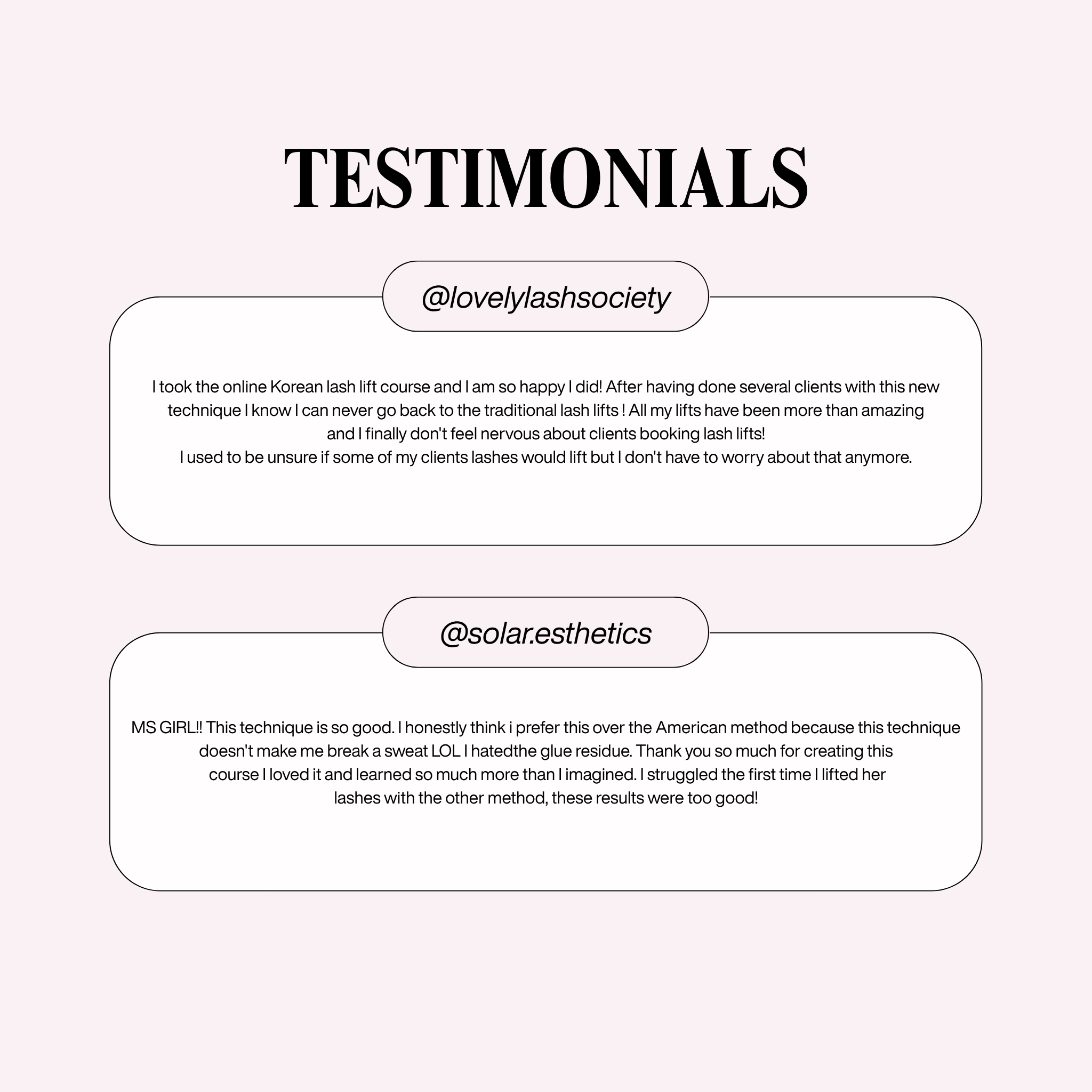 Korean Lash Lift Course
