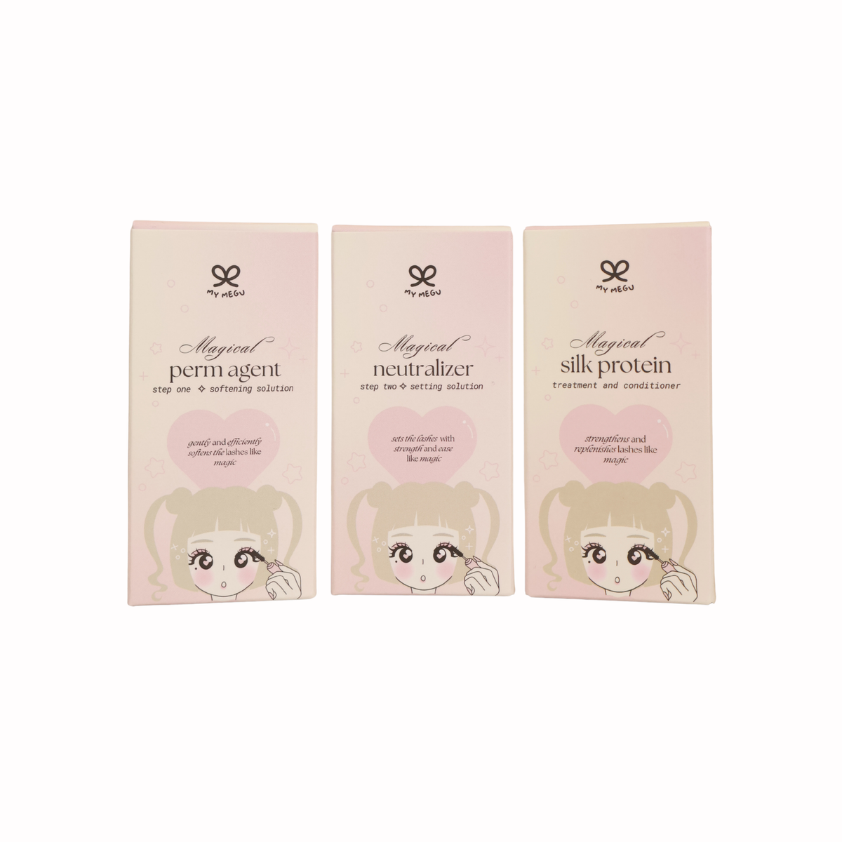 Magical Lift Trio Bundle — Perm Agent + Neutralizer + Silk Protein (20 Pack Each)