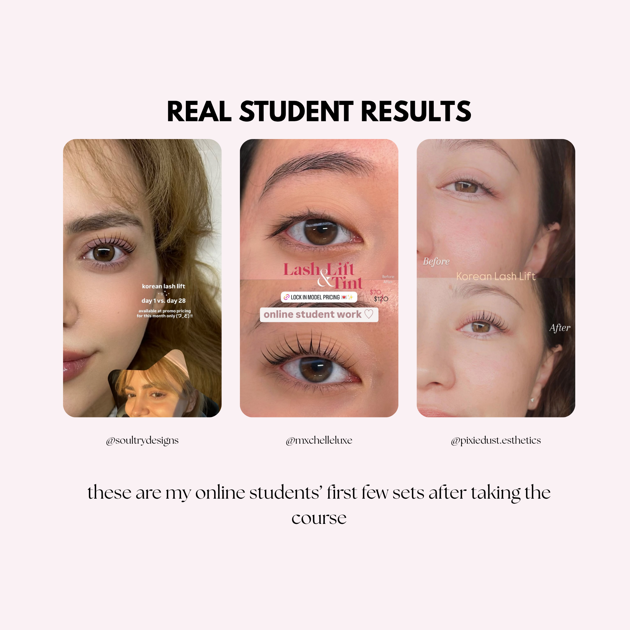 Korean Lash Lift Course