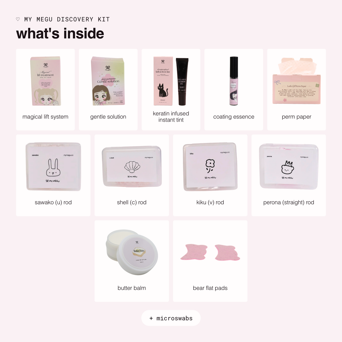 korean lash lift discovery kit