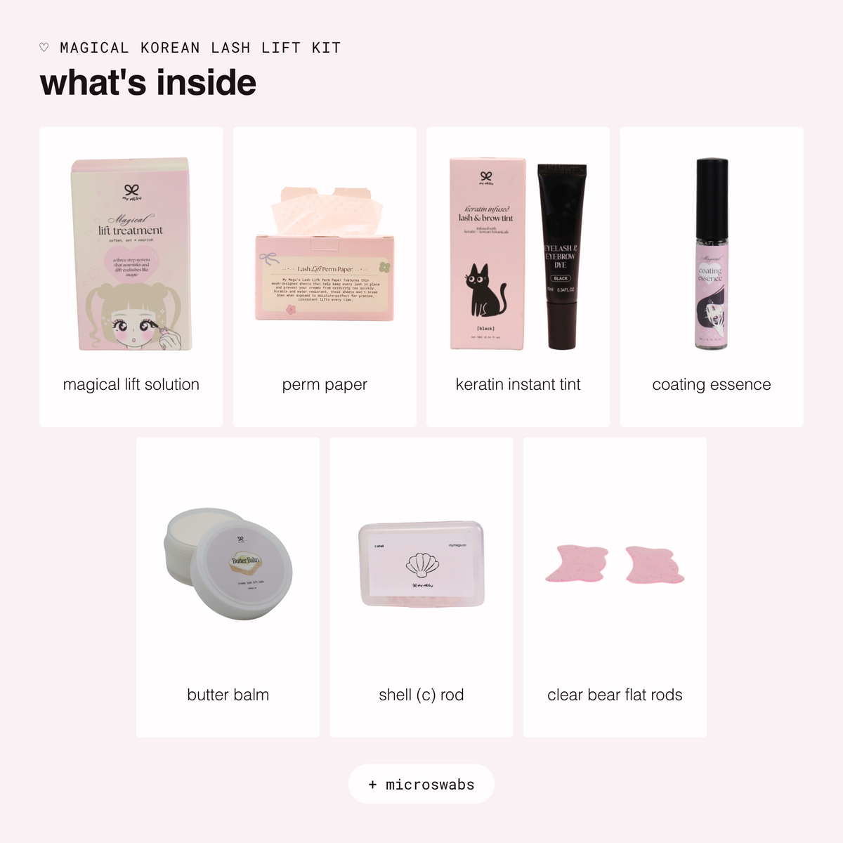 magical korean lash lift kit