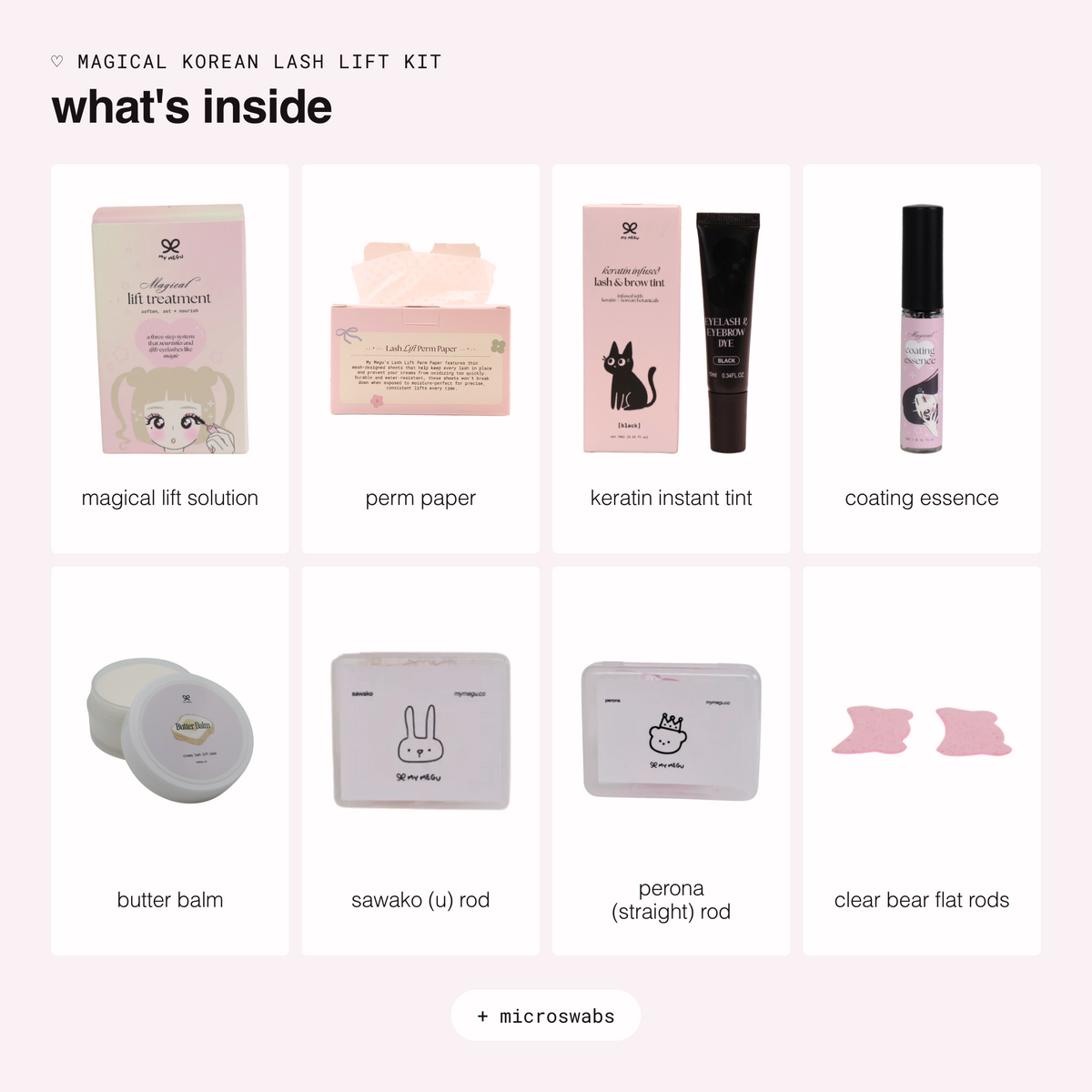 magical korean lash lift kit
